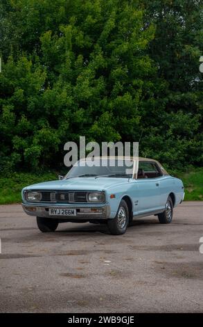 1974 Datsun 260C Coupé, klassischer japanischer Wagen 1970 Stockfoto