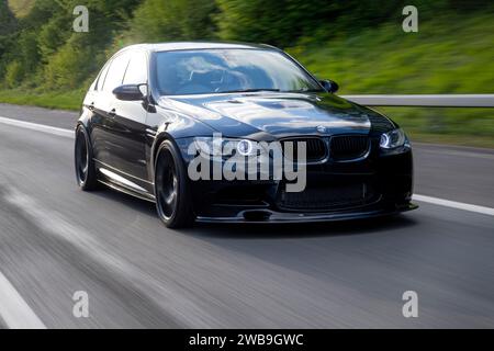 E9X (E90/E92) BMW M3 Limousine Performance Car Stockfoto