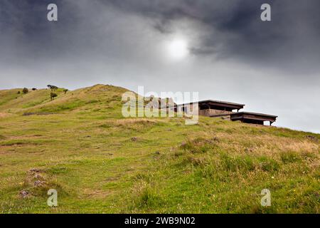 Brean Down Fort, Somerset, Großbritannien - Palmerston Fort Stockfoto