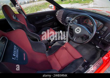 Mitsubishi Evo VI Tommi Makinen Edition Rallyecar für Straßenfahrten Stockfoto