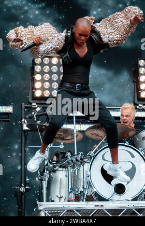 Skin - Skunk Anansie, V2010, Hylands Park, Chelmsford, Essex, Großbritannien - 22. August 2010 Stockfoto