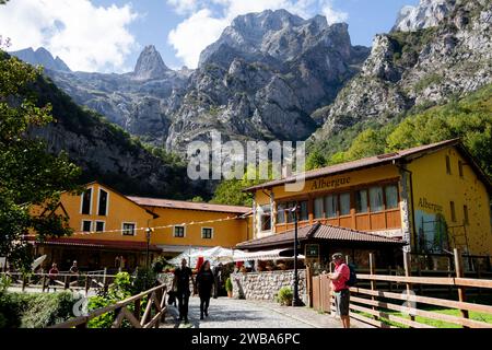 Valdeón-Tal und im Nationalpark Picos de Europa Stockfoto