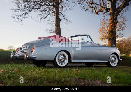 1960 Rolls Royce Silver Cloud Cabriolet britischer Klassiker Stockfoto