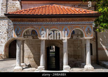 Kloster Bachkowo. Provinz Plovdiv, Bulgarien, Südosteuropa. Stockfoto