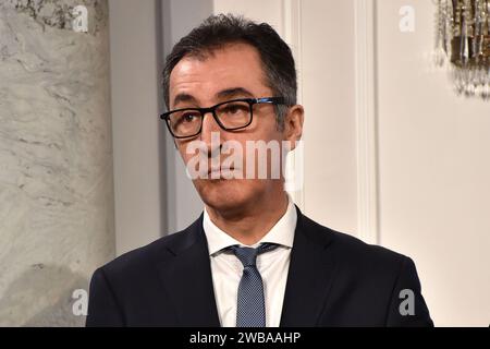 CEM Oezdemir, der Bundesminister für Ernaehrung und Landwirtschaft beim Neujahrsempfang für Repraesentanten des oeffentlichen Lebens sowie engagiert Stockfoto