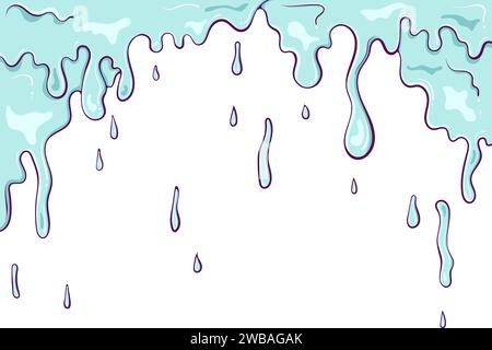 Tropfende Farbe Stock Vektor