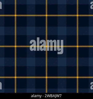 Nahtloses Karomuster. Das sich wiederholende Karomuster-Material sorgt für Designdrucke im Karomuster. Wiederholte Prüfung. Prüft die quadratische Linie. Vichi-Tuch. Tartan wiederholen Stock Vektor
