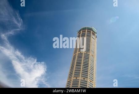 Penang, Malaysia - 20.-2023-der tun Abdul Razak Complex ist ein Komplex im CBD von George Town. Das Top Office Tower ist das höchste Gebäude Stockfoto