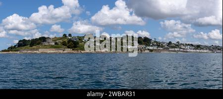 St Maws und Percuil River in der Nähe von Falmouth Cornwall England Stockfoto