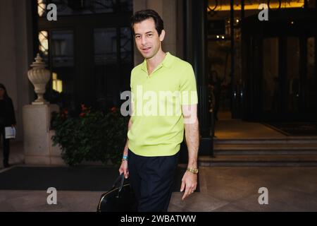 Mailand, Italien. September 2023. Mark Ronson nimmt am 22. September 2023 an der Milan Fashion Week im Frühjahr/Sommer 2024 in Mailand Teil. (Foto: Alessandro Bremec/NurPhoto) Credit: NurPhoto SRL/Alamy Live News Stockfoto