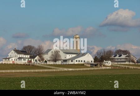 Amish Farm in Pennsylvania Stockfoto