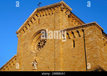 Italien Toskana Arezzo - Kathedrale Saint Pietro und Donato Stockfoto