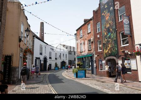 Plymouth Gin Black Friars Destillerie Plymouth Devon Stockfoto