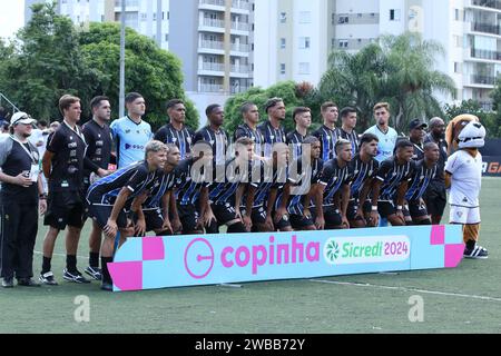 9. Januar 2024, Sao Bernardo do Campo, Sao Paulo, Brasilien: SAO PAULO (SP), 01/09/2024 - COPINHA 2024: EC SAO BERNARDO (SP) erste Phase des Sao Paulo Junior Football Cup 2024 (Copinha) in Estadio Baetao, Sao Bernardo do do Campo, Sao Paulo. An diesem Dienstag, 9. Januar 2024 (Credit Image: © Saulo Dias/TheNEWS2 via ZUMA Press Wire) NUR REDAKTIONELLE VERWENDUNG! Nicht für kommerzielle ZWECKE! Stockfoto