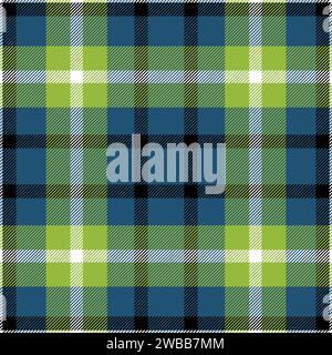 Nahtloses Karomuster. Das sich wiederholende Karomuster-Material sorgt für Designdrucke im Karomuster. Wiederholte Prüfung. Prüft die quadratische Linie. Vichi-Tuch. Tartan wiederholen Stock Vektor