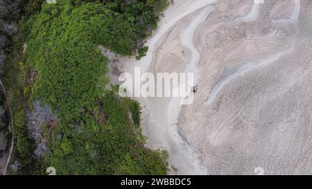 Lencois Maranhenses, die größte Fläche weißer Sanddünen Brasiliens. Stockfoto