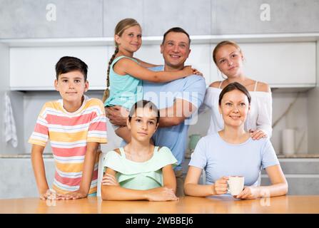 Großen Familienporträt Stockfoto