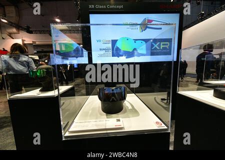 Las Vegas, NV, USA. Januar 2024. Blick auf die CES 2024 im Las Vegas Convention Center in Las Vegas, Nevada, am 9. Januar 2024. Quelle: Dee Cee Carter/Media Punch/Alamy Live News Stockfoto