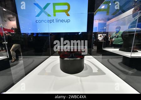 Las Vegas, NV, USA. Januar 2024. Blick auf die CES 2024 im Las Vegas Convention Center in Las Vegas, Nevada, am 9. Januar 2024. Quelle: Dee Cee Carter/Media Punch/Alamy Live News Stockfoto