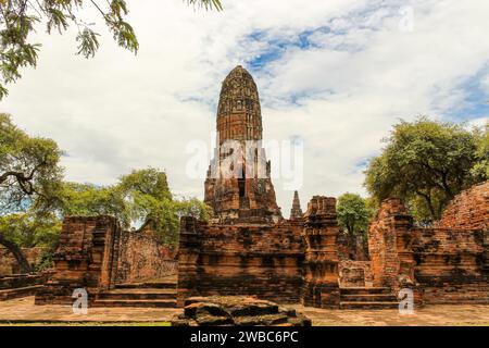 Wat Phra Ram Tempel Ayuthaya Historical Park, einem UNESCO-Weltkulturerbe in Thailand Stockfoto