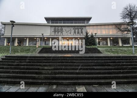 Museum von Jugoslawien: 25 Mai Halle. Belgrad, Serbien Stockfoto