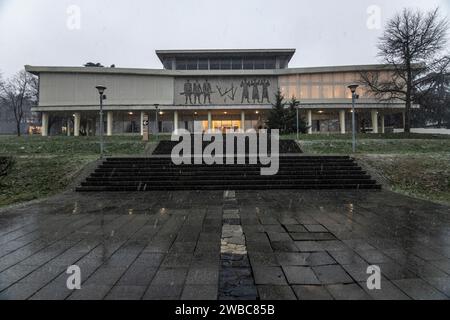Museum von Jugoslawien: 25 Mai Halle. Belgrad, Serbien Stockfoto