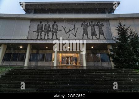 Museum von Jugoslawien: 25 Mai Halle. Belgrad, Serbien Stockfoto