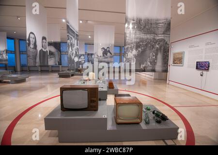 Museum von Jugoslawien: 25 Mai Halle, Innenraum. Belgrad, Serbien. Stockfoto
