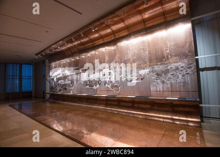 Museum von Jugoslawien: 25 Mai Halle, Innenraum. Belgrad, Serbien. Stockfoto