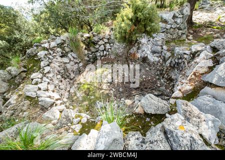 horno de CAL, Escorca, Paraje Natural de la Serra de Tramuntana, Mallorca, balearen, Spanien Stockfoto