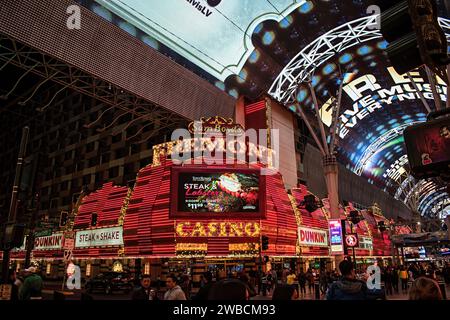 Fremont Street Experience. Downtown Las Vegas, Nevada Stockfoto