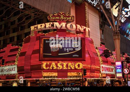 Fremont Street Experience. Downtown Las Vegas, Nevada Stockfoto