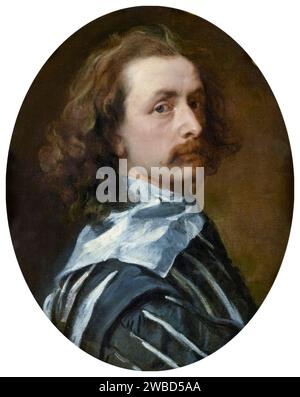 Sir Anthony van Dyck (1599–1641), Selbstporträt in Öl auf Leinwand, um 1640 Stockfoto