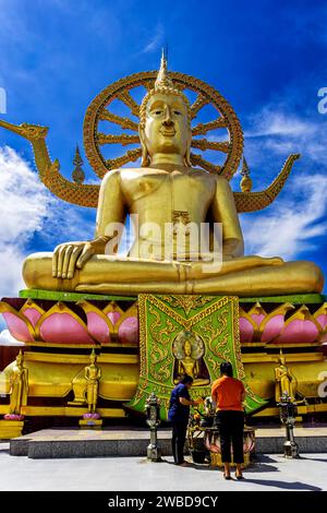 Große Buddha-Statue, Bo Phut, Ko Samui, Thailand Stockfoto