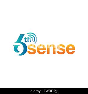 ^th SENSE-Typografie Stock Vektor