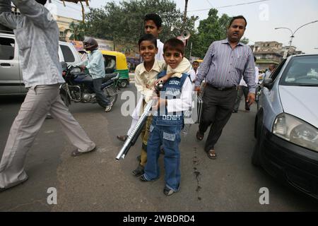 Image ©Lizenzierung an Parsons Media. 01/10/2008. London, Indien. Indien. Der Gewürzmarkt in Delhi. Foto von Andrew Parsons / Parsons Media Stockfoto