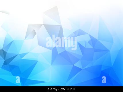 Abstrakt Blau geometrische Formen Hintergrund Stockfoto