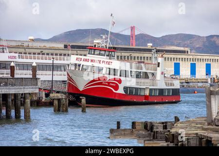 Red And White Fleet Tourist Boat Royal Prince In San Francisco, 24. Juni 2023 Stockfoto