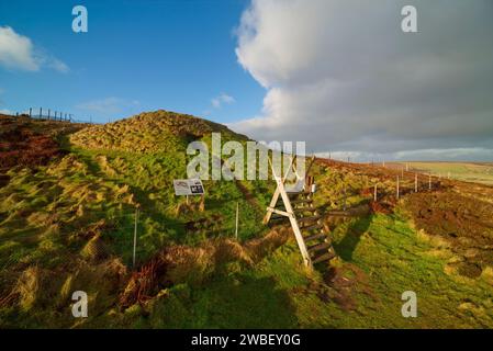 Cuween Hill neolithischer Cairn, Orkney Isles Stockfoto