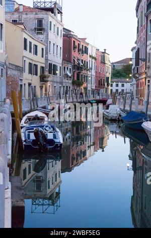 Rio della Eremite, Sestiere Dorsoduro, Venedig, Venetien, Italien Stockfoto