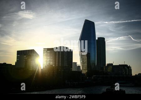 Ein Blackfriars im Sonnenuntergang Stockfoto