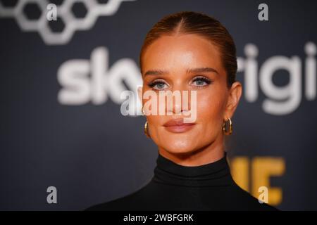 Rosie Huntington-Whiteley nimmt an der britischen Premiere des Beekeeper am Vue Leicester Square in London Teil. Bilddatum: Mittwoch, 10. Januar 2024. Stockfoto