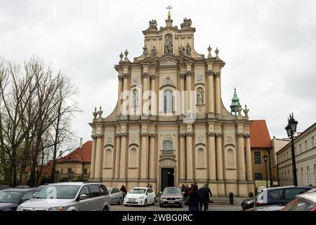 Warschau, Polen. Die Kirche St.. Joseph von den Visitationisten (Polnisch Kosciol Opieki SW. Jozefa W Warszawie) Stockfoto