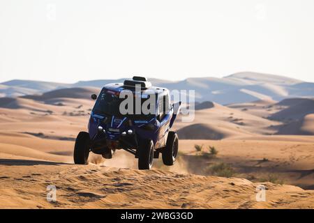 309 CASALE Ignacio (chl), LEON Alvaro (chl), X-RAID Yamaha Supported Team, Yamaha X-RAID YXZ 1000 R Turbo, FIA Challenger, Action während der 5. Etappe der Dakar 2024 am 10. Januar 2024 zwischen Al-Hofuf und Subaytah, Saudi Arabien - Foto Antonin Vincent / DPPI Stockfoto