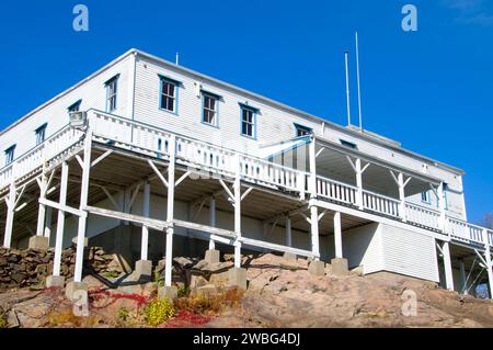 Summit House, J.A. Skinner State Park, Massachusetts Stockfoto