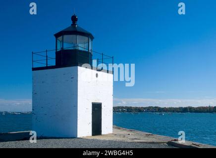 Leuchtturm Derby Wharf, Salem Maritime National Historic Site, Massachusetts Stockfoto