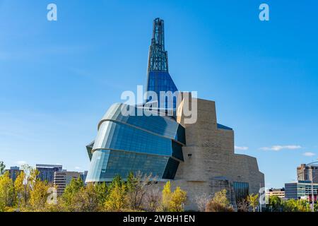 Kanadisches Museum für Menschenrechte in Winnipeg, Kanada Stockfoto