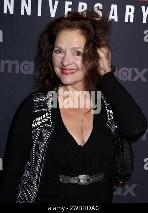 New York City, USA. Januar 2024. Aida Turturro nahm an der 25. Jahrestagsfeier der Sopranos Teil, die am 10. Januar 2024 in New York City stattfand © Steven Bergman/AFF-USA.COM Credit: AFF/Alamy Live News Stockfoto