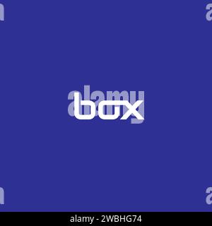 Box-Logo-Symbol. Symbol Für Feldbuchstaben Stock Vektor
