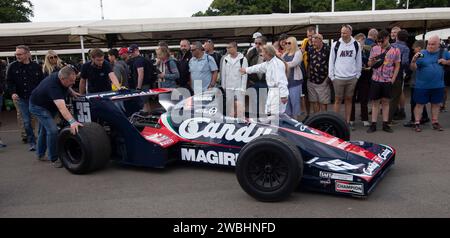 Ayrton Senna F1 Rennwagen Toleman Racing Goodwood Festival of Speed 2022 Stockfoto